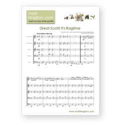 Great Scott! it's Ragtime - arranged for Brass Quintet